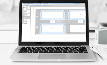 Laptop with Front Panel File Open